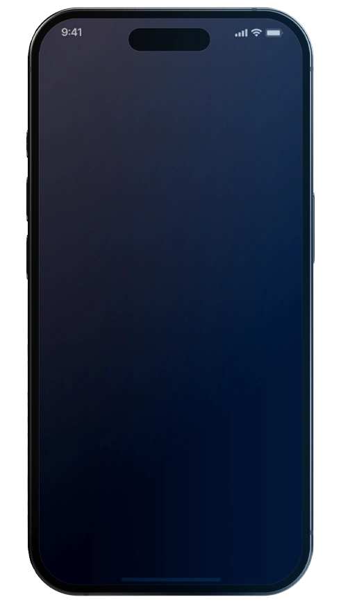 Interfaccia di trading mobile di Finexora