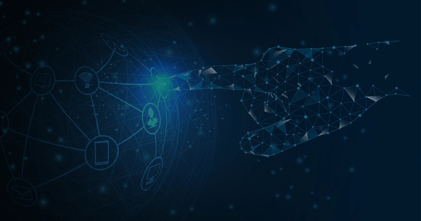 Grafica di sfondo della pagina contatti di Finexora